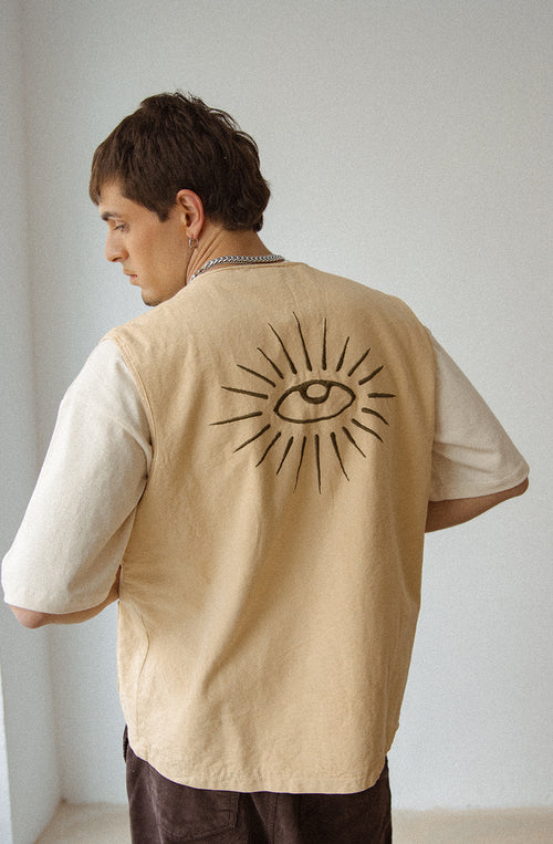 Western Eye Bone Vest