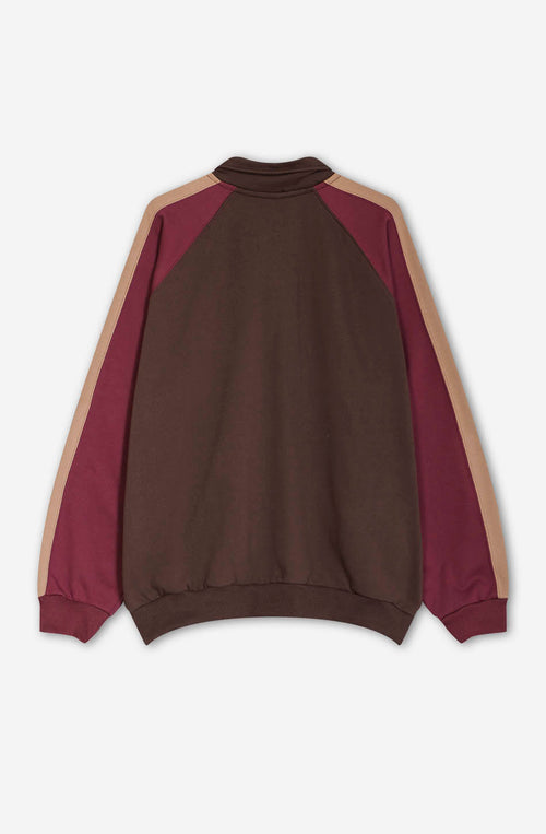 Polo Hudson Marron/Bourgogne foncé/Sable