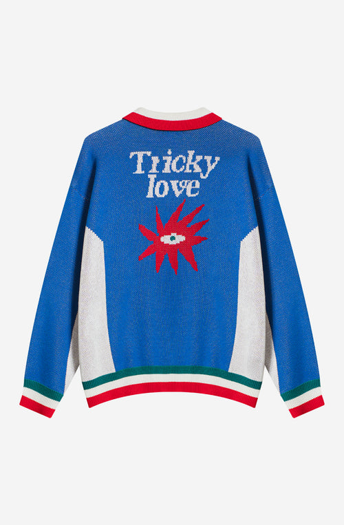 Tricky Love Royal Oversize-Polopullover