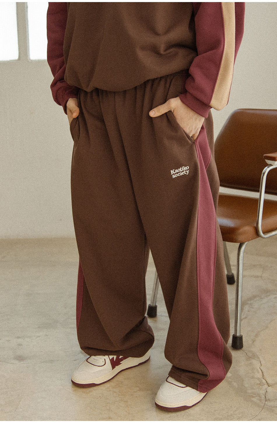Pantalón Hudson Brown/Dark Burgundy