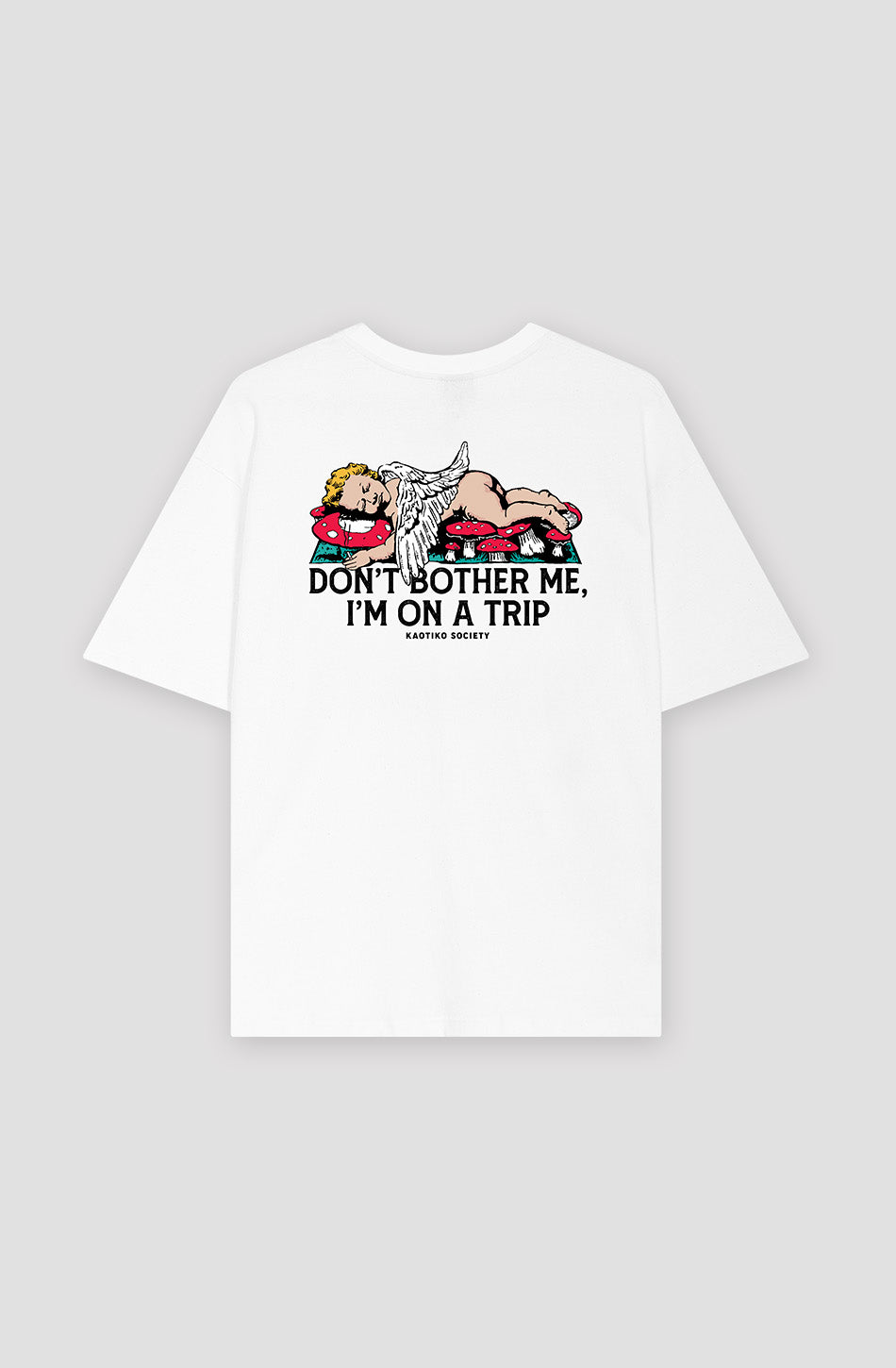 Camiseta Busy Cupid Organic Cotton White