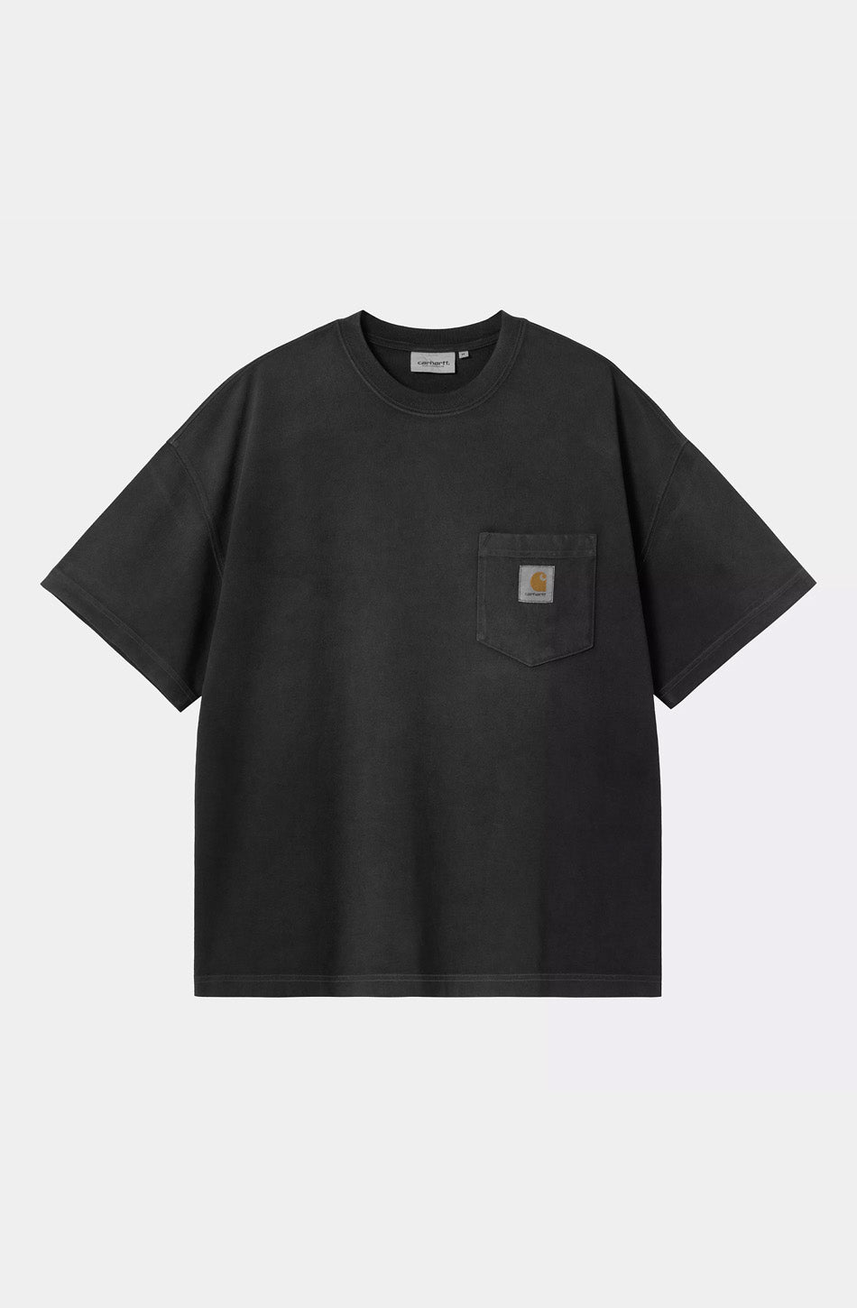 Carhartt WIP S/S Hudson Pocket T-Shirt Black Chalk