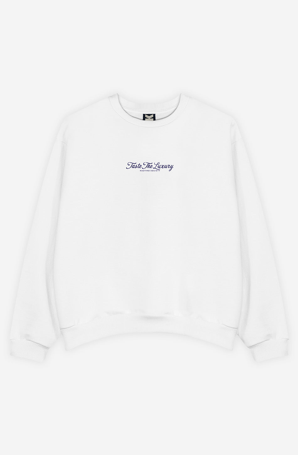 Weißes Sweatshirt aus Bio-Baumwolle Bon Appétit