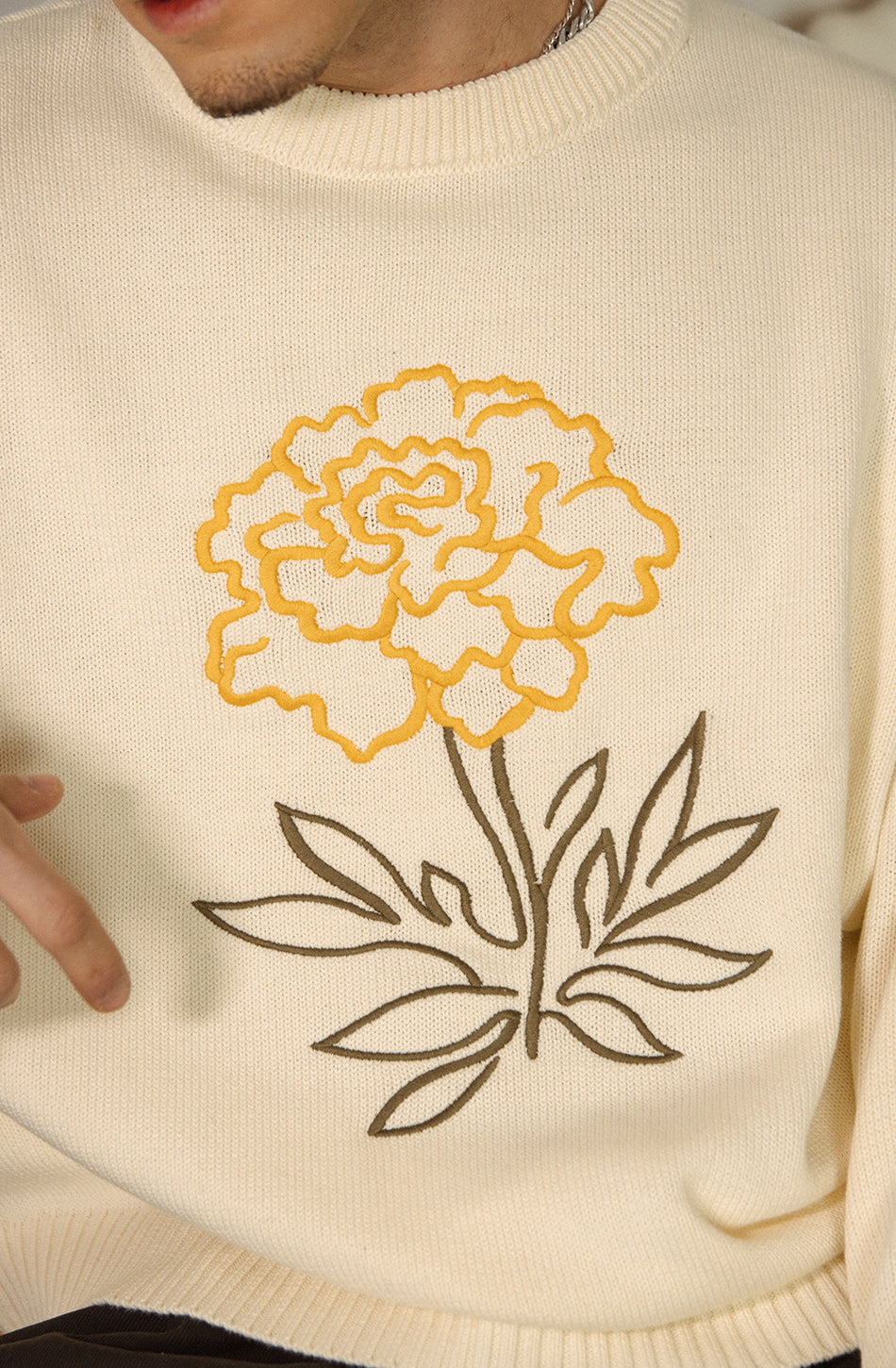 Camelia Elfenbein Jersey