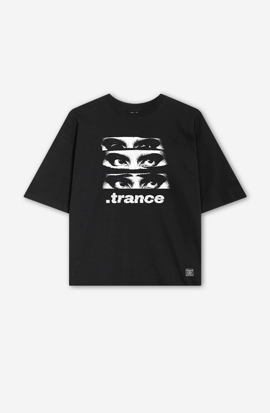 Trance Eyes Schwarzes T-Shirt