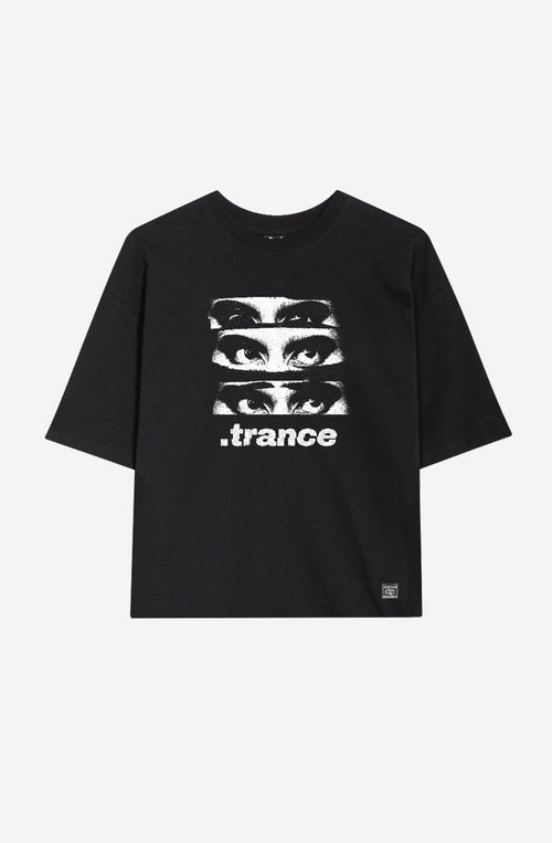 Trance Eyes Schwarzes T-Shirt