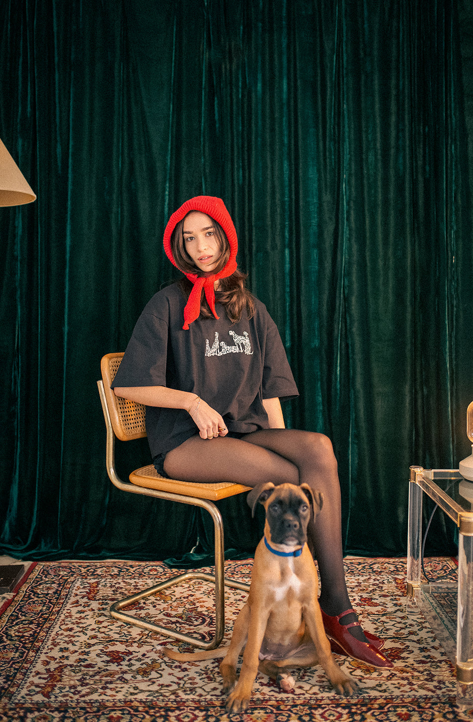 Camiseta Cropped Dalmatas Black