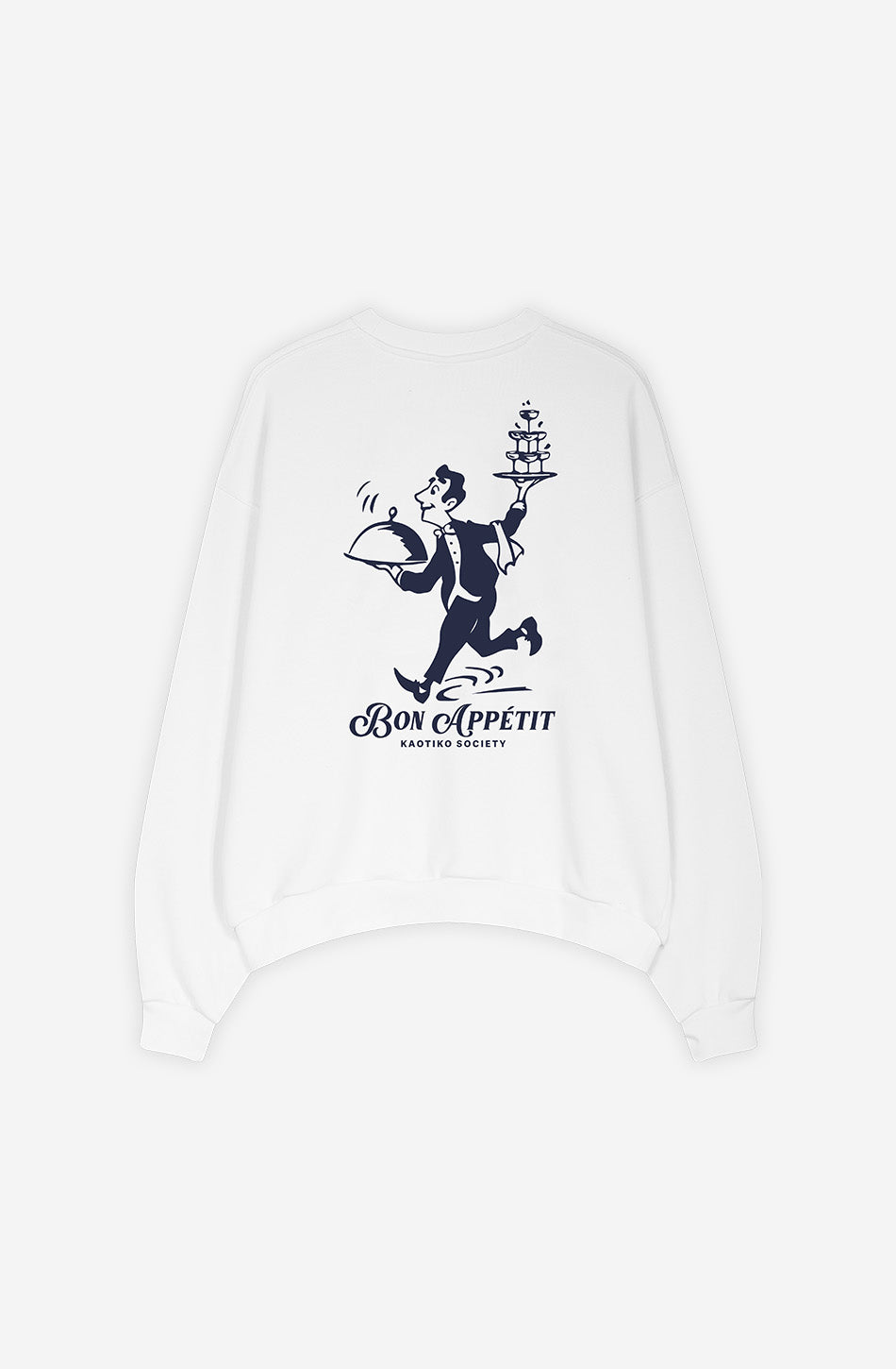 La Dolce Vita Organic Cotton White Sweatshirt