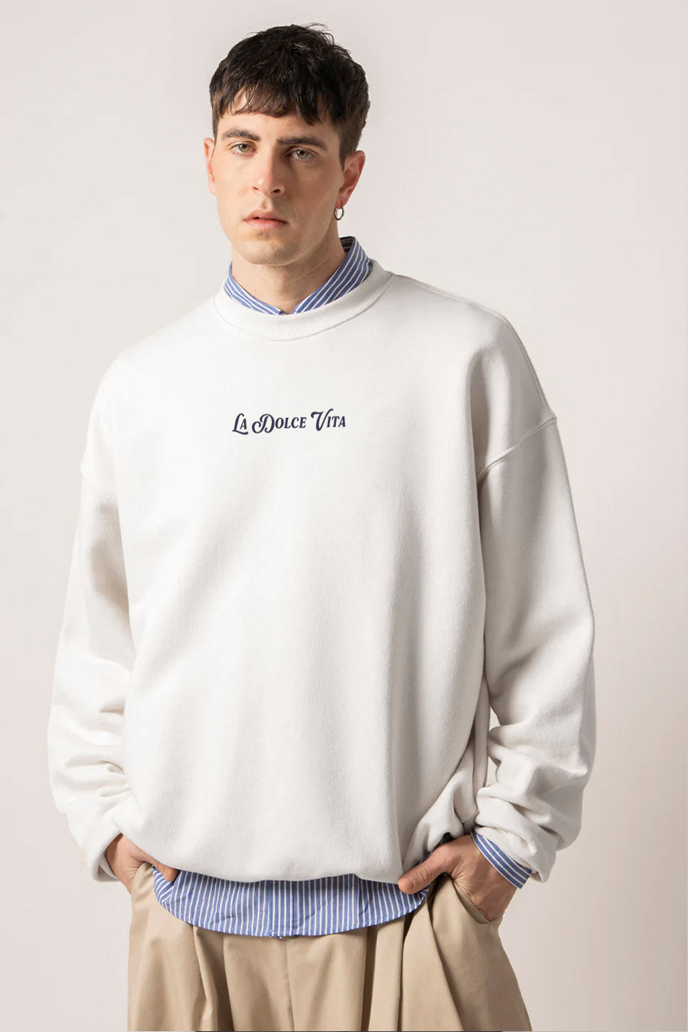 Sudadera La Dolce Vita Organic Cotton White