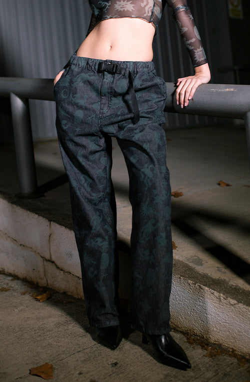 Belt Trance Black Pants