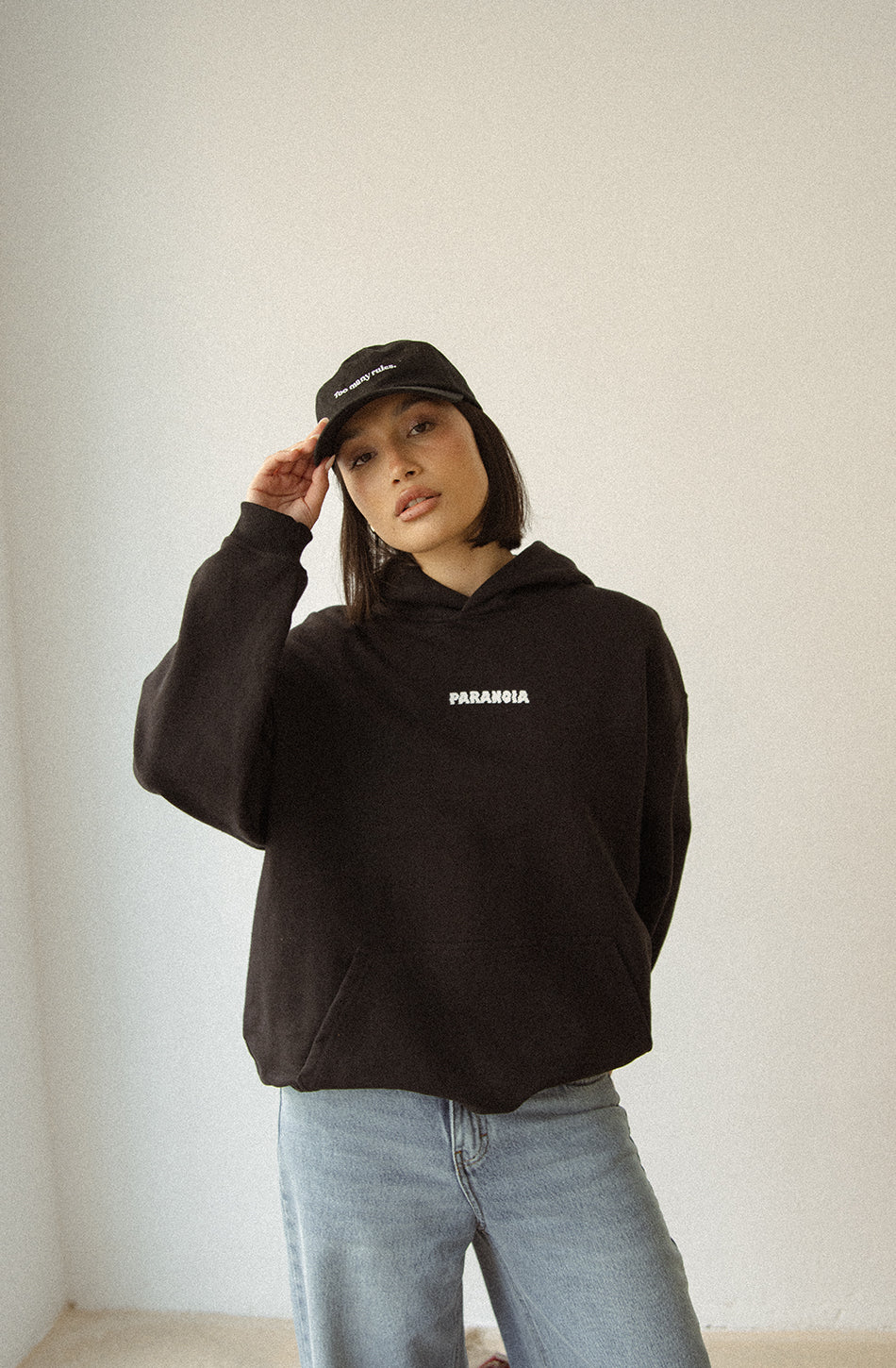 Paranoia Schwarzes Sweatshirt