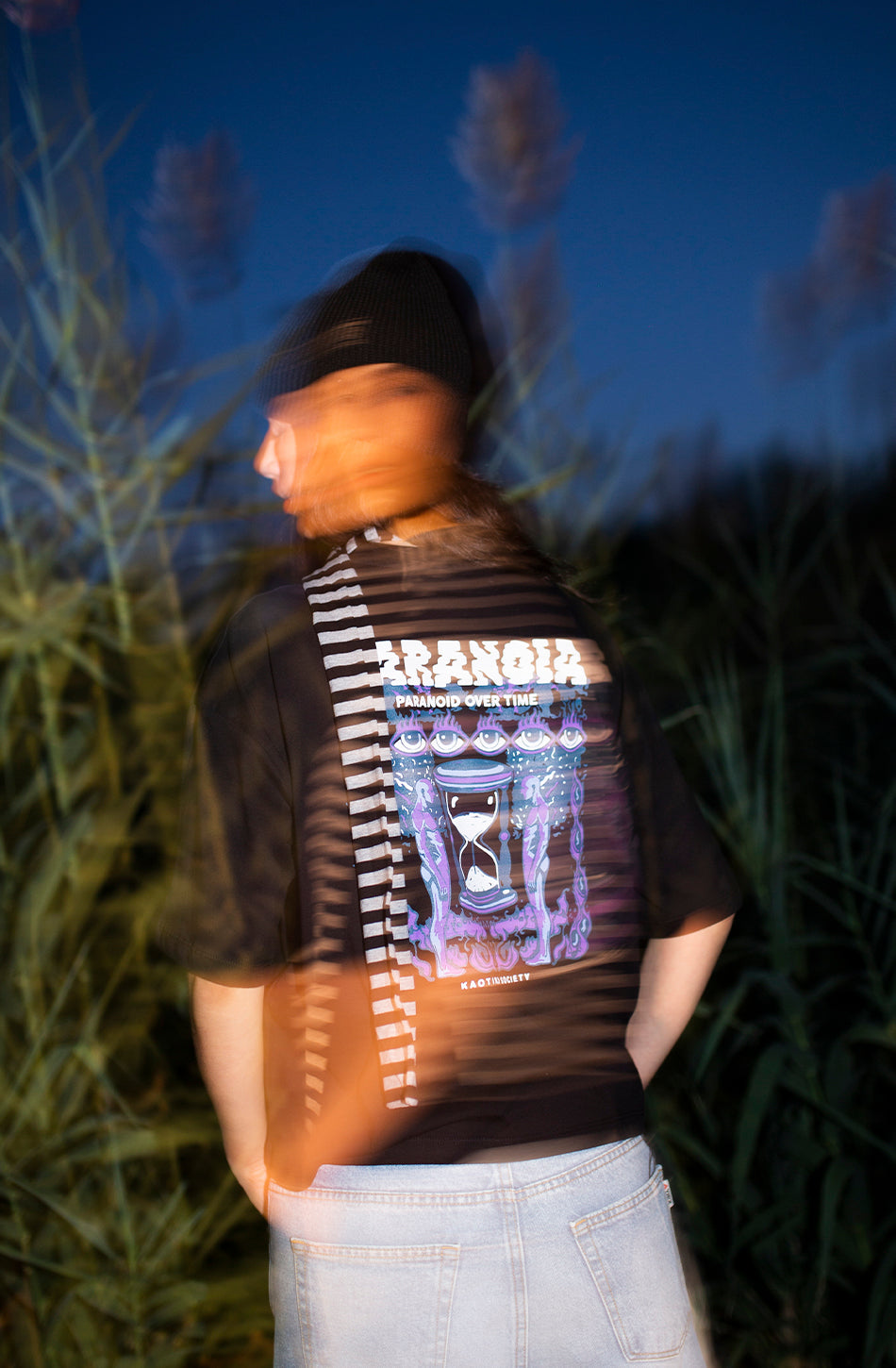 Paranoia Schwarzes T-Shirt
