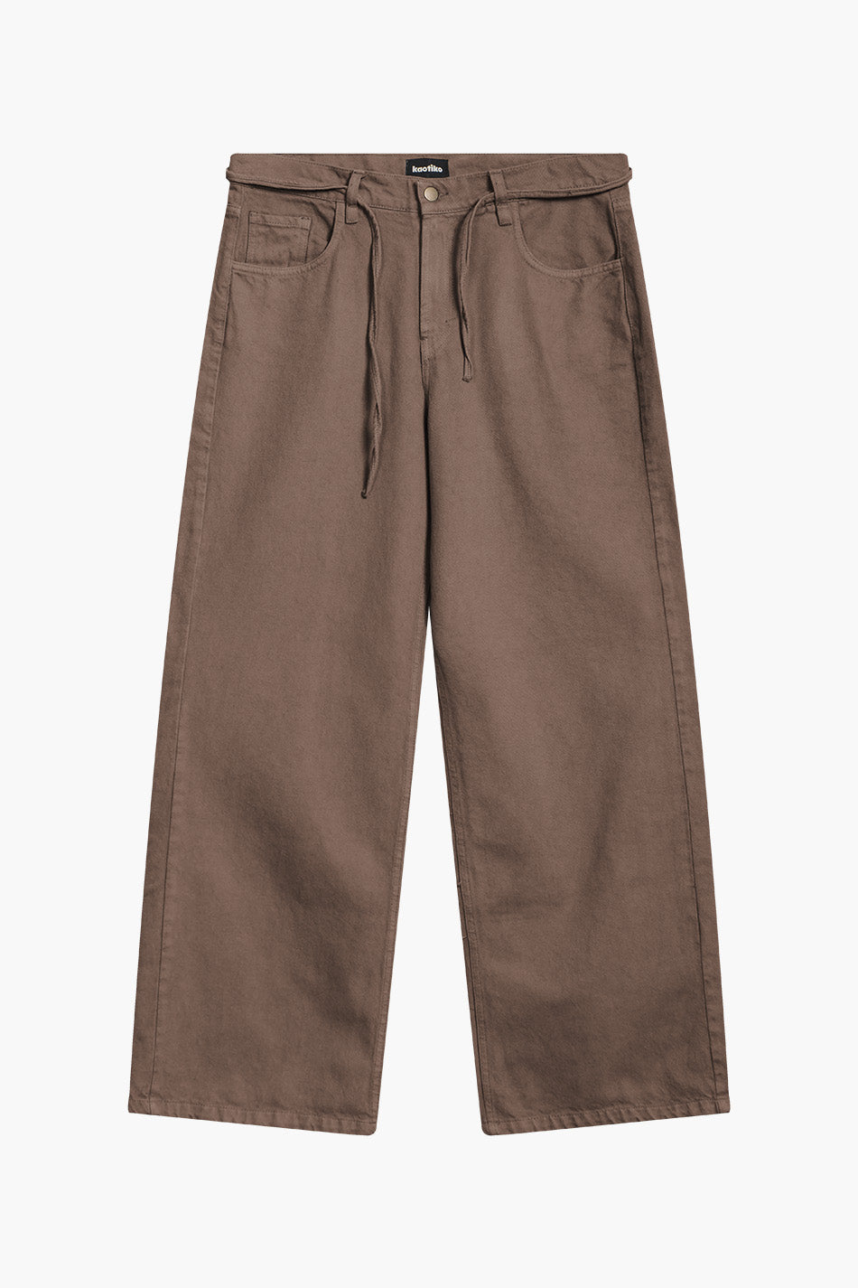 Pantalon baggy pour caniches, marron
