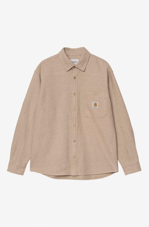 Carhartt WIP Edgar Peanut/Wachs-Hemd