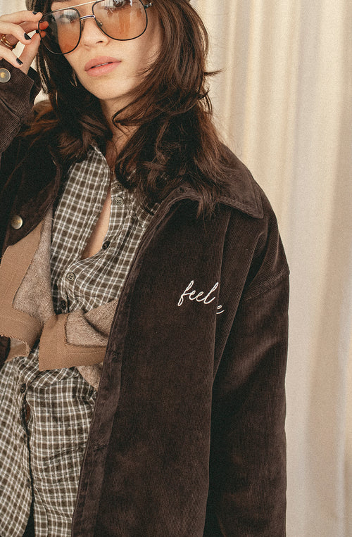 Chaqueta Feel Free Brown