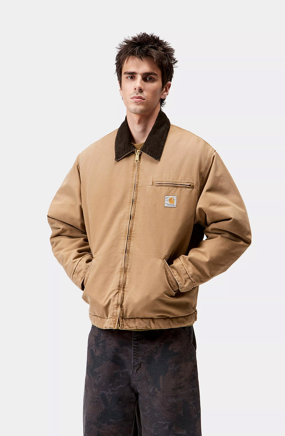 Carhratt WIP OG Detroit Hamilton Braune Tabakjacke