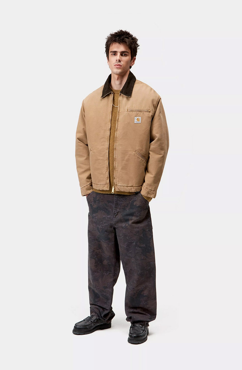 Carhratt WIP OG Detroit Hamilton Braune Tabakjacke