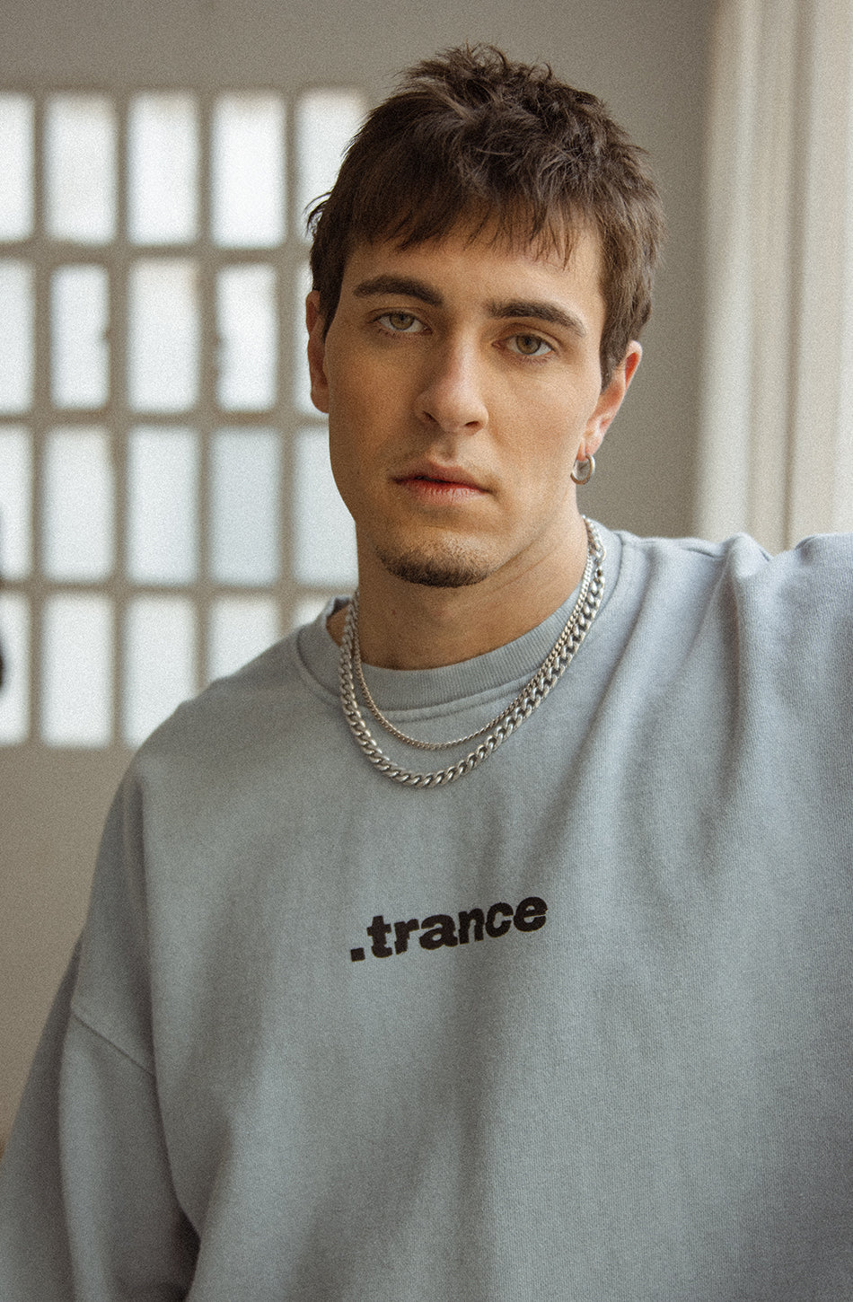 Gewaschenes Trance The End Steel Sweatshirt