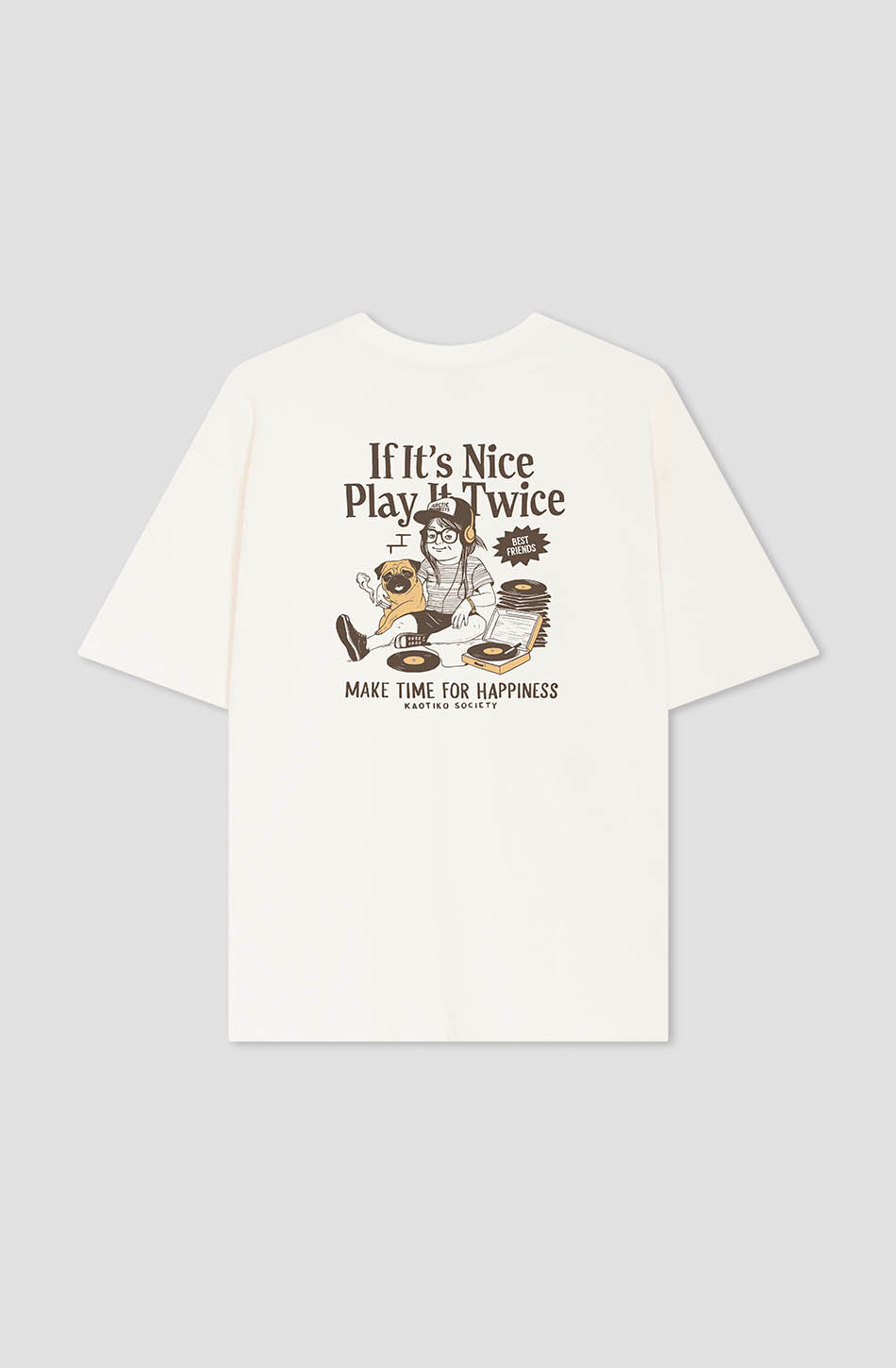 Camiseta If Its Nice Organic Cotton Ivory