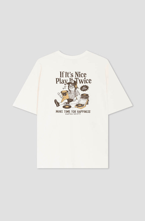 Camiseta If Its Nice Organic Cotton Ivory