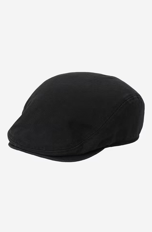 Carhartt WIP – Webster – Baskenmütze in Schwarz mit Stonewashed-Effekt