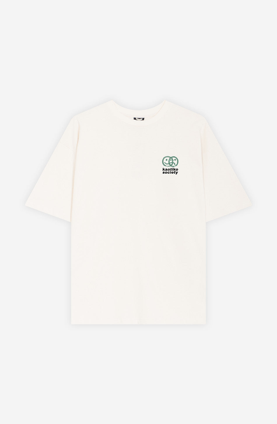 Disconnected Your Vision Elfenbeinfarbenes T-Shirt aus Bio-Baumwolle