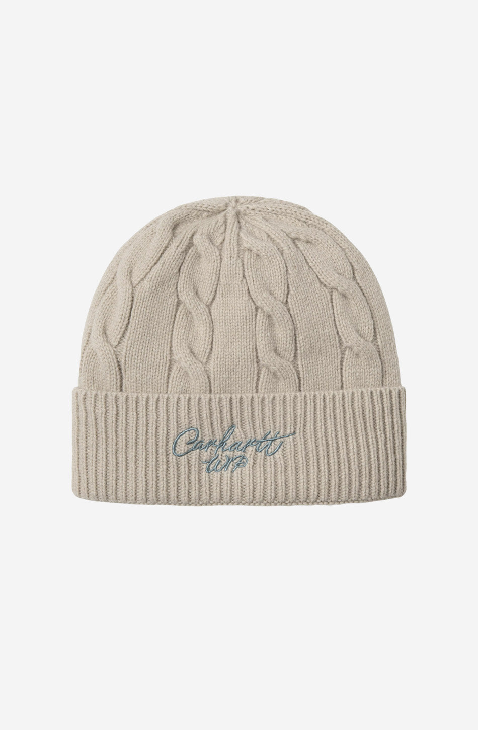 Carhartt WIP Signature Cable Fleur De Sel Beanie
