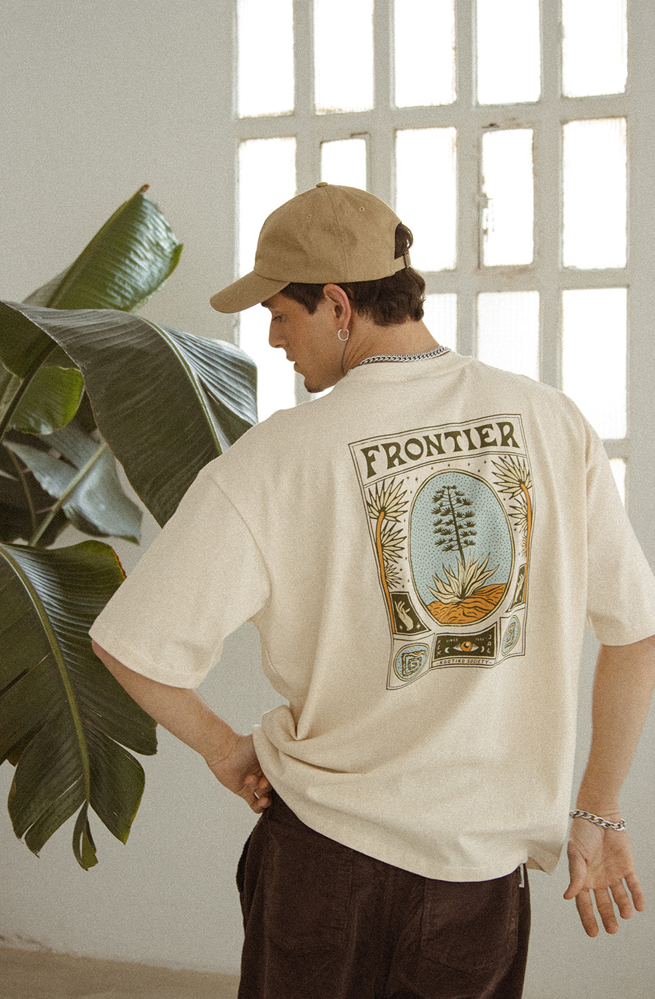 Camiseta Frontier Organic Cotton Ivory