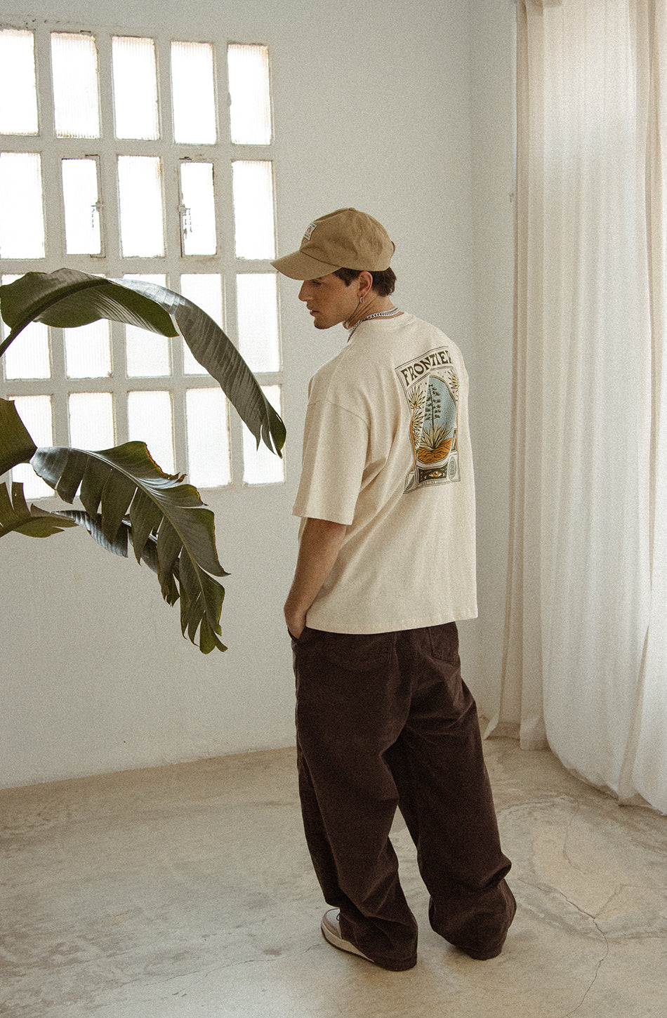 Camiseta Frontier Organic Cotton Ivory