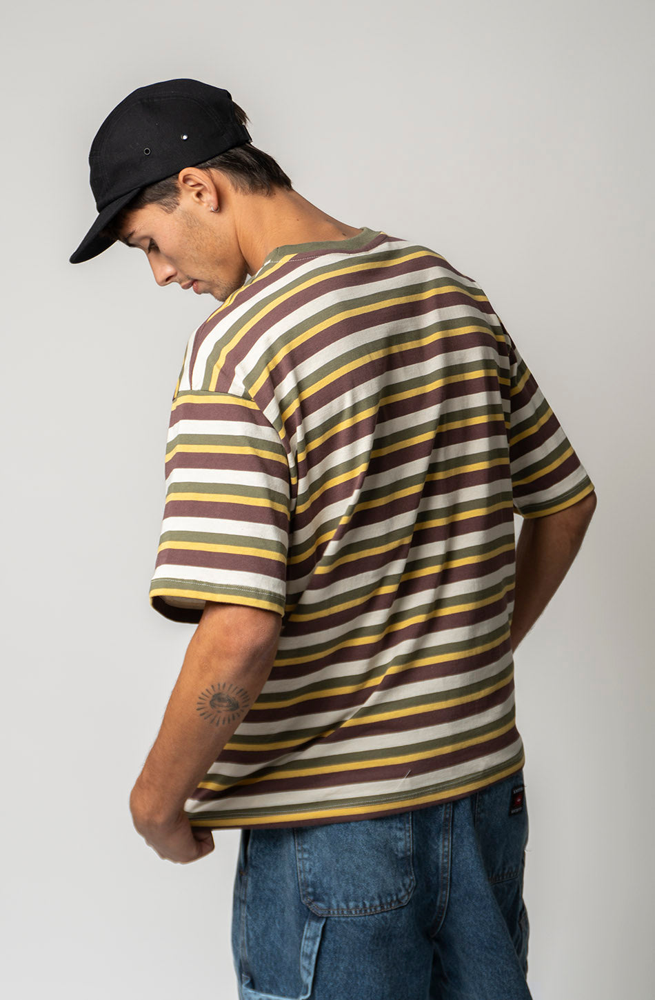 T-Shirt mit Westernstreifen