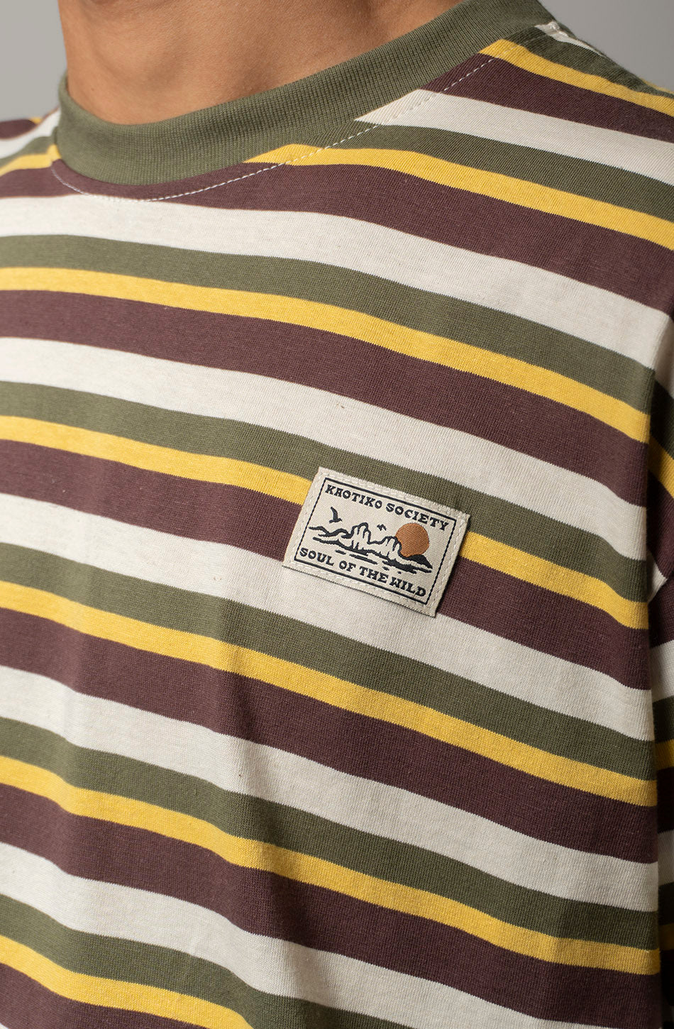 T-Shirt mit Westernstreifen