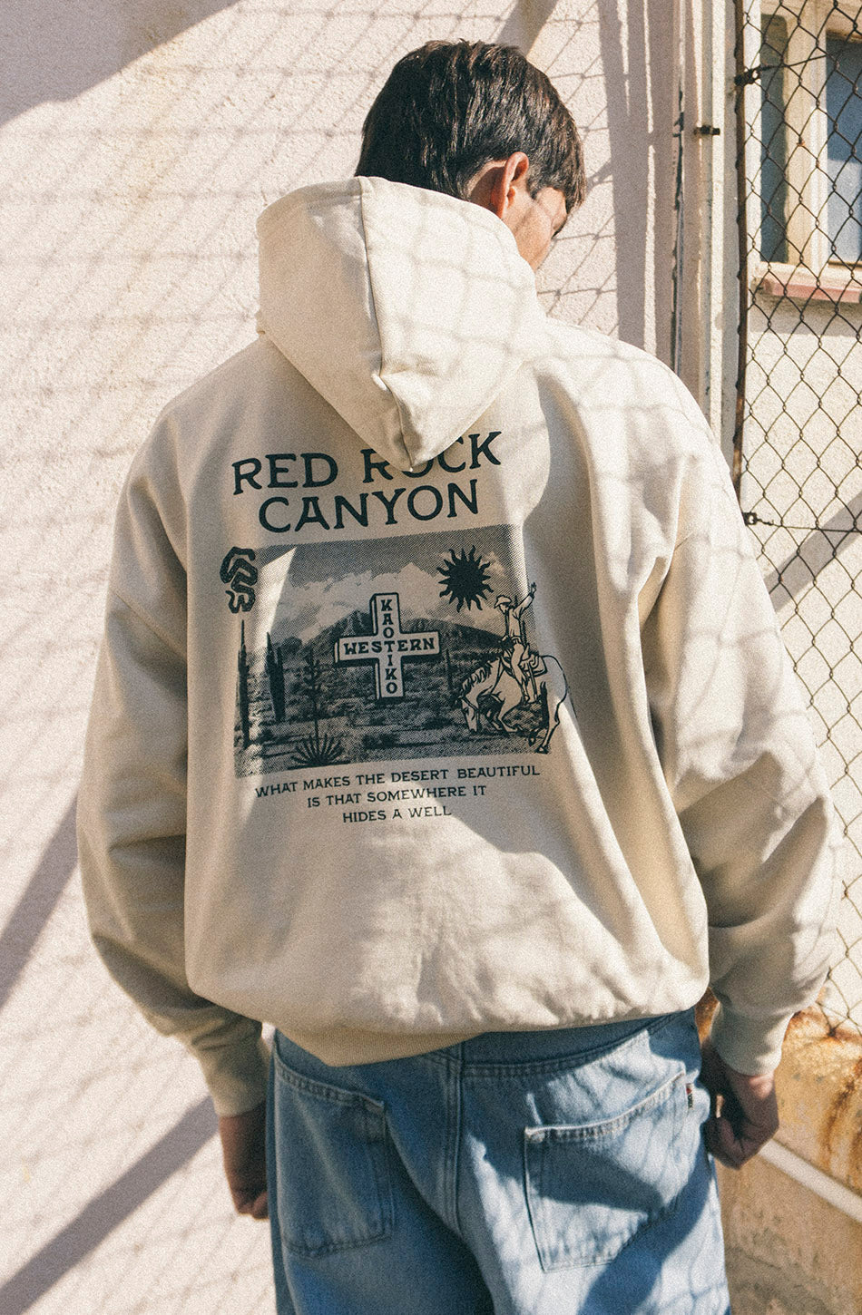 Sudadera Capucha Red Rock Canyon Bone