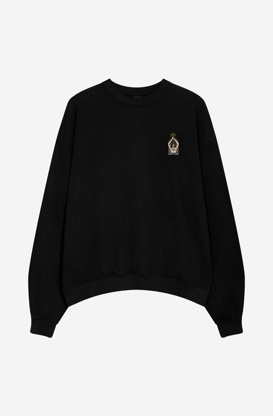 Schwarzes Sweatshirt „Mezcal West“
