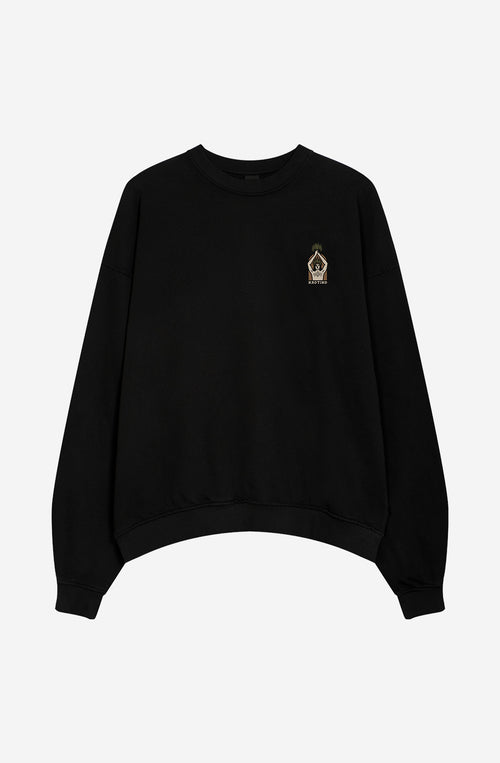Schwarzes Sweatshirt „Mezcal West“