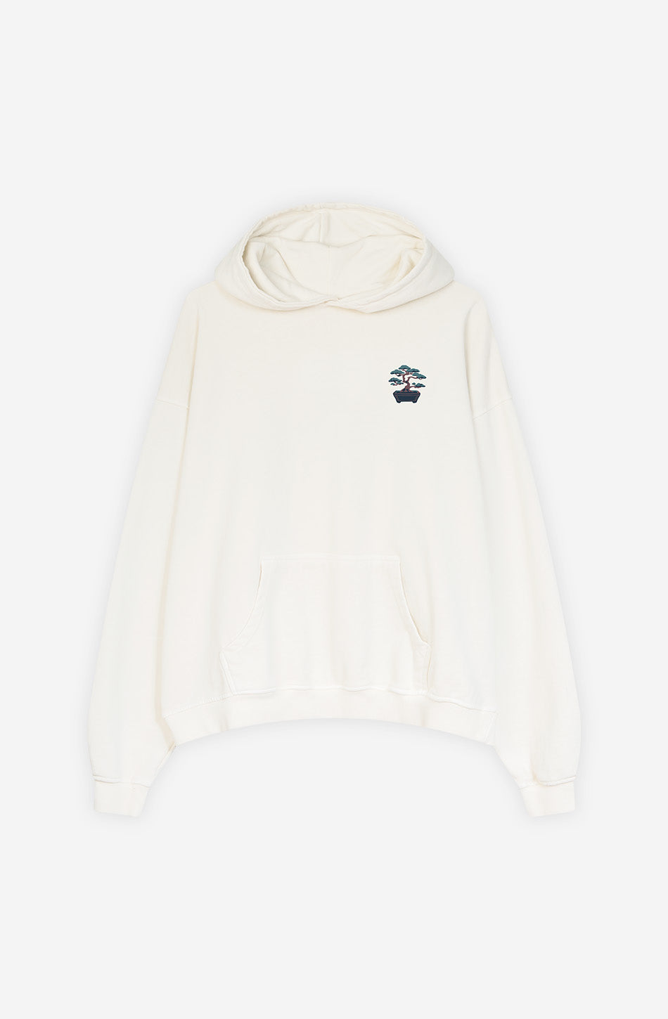 Sweatshirt „Bonsai“ in gewaschenem Elfenbein