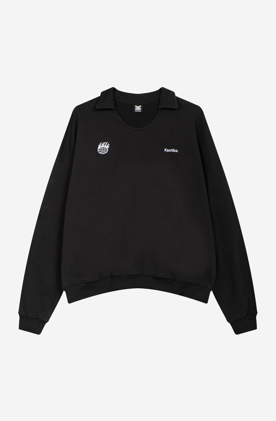 Chaos World Schwarzes Sweatshirt