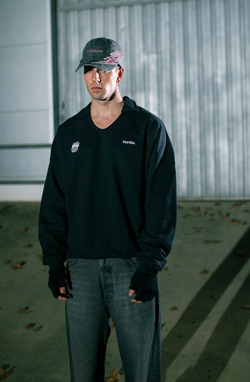 Chaos World Black Sweatshirt