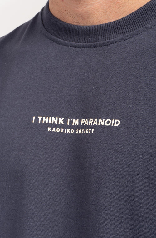 Camiseta I'm Paranoid Blue