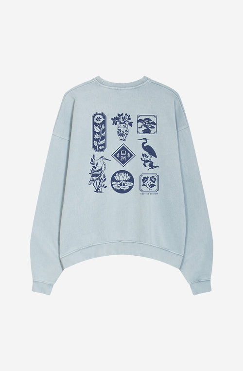 Sudadera Washed Lotus Steel