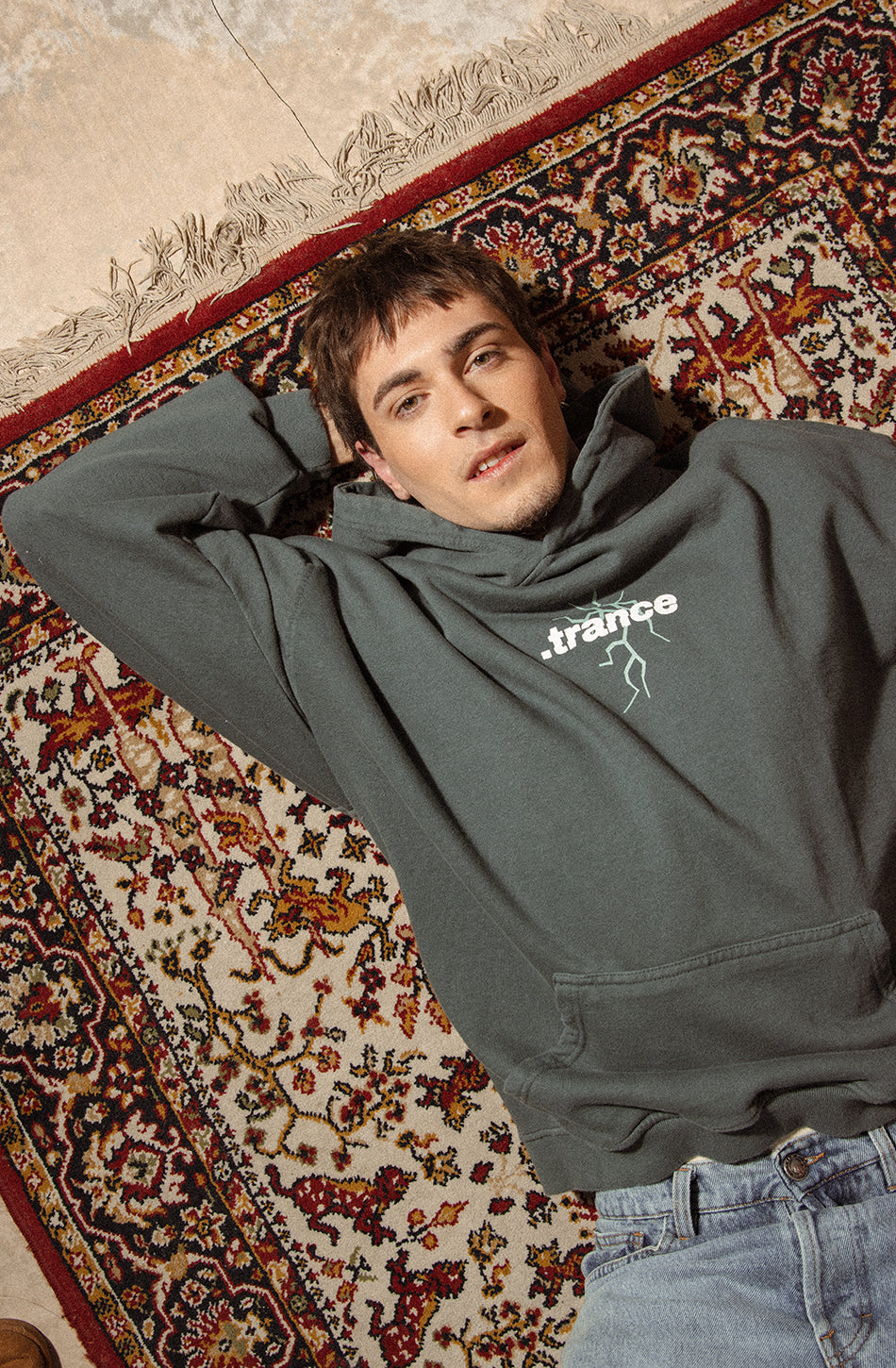 Sweatshirt „Washed Trance Lightning Green“