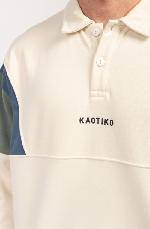Harry Bone/Preußisch/Altgrünes Polo-Sweatshirt