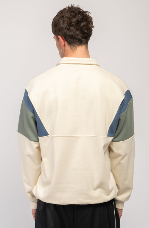 Harry Bone/Preußisch/Altgrünes Polo-Sweatshirt