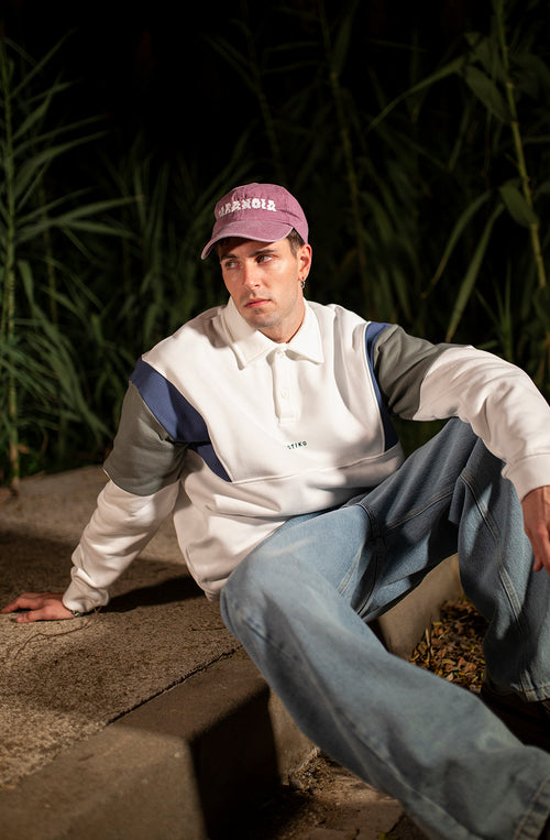 Sweat-shirt Polo Harry Bone/Prusia/Old Green 