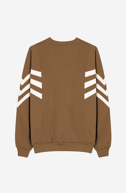Sweat-shirt Chad Camel/Ivory 