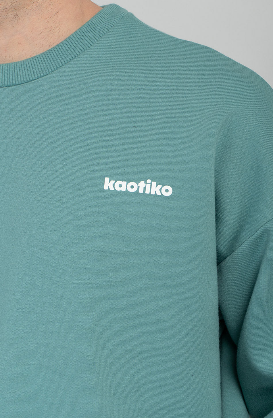 Regular Iconic Basil Green Sweatshirt