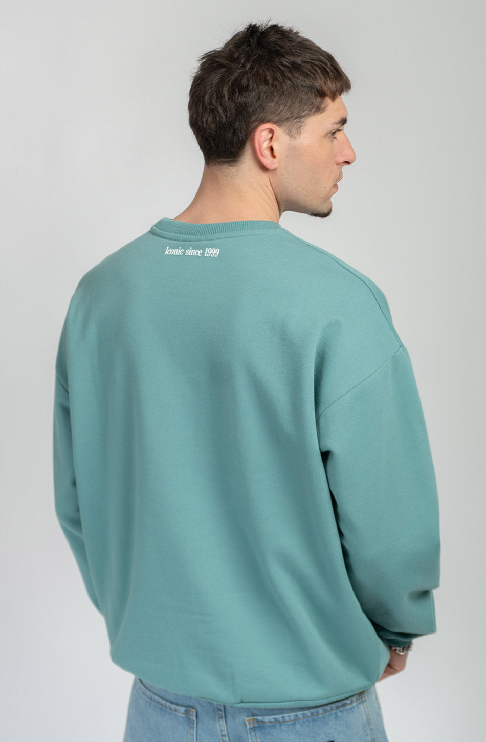 Regular Iconic Basil Green Sweatshirt
