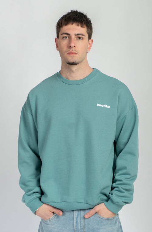 Regular Iconic Basil Green Sweatshirt
