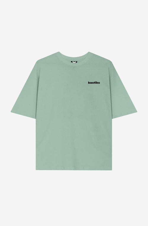 Kurzes ikonisches T-Shirt in frischem Grün