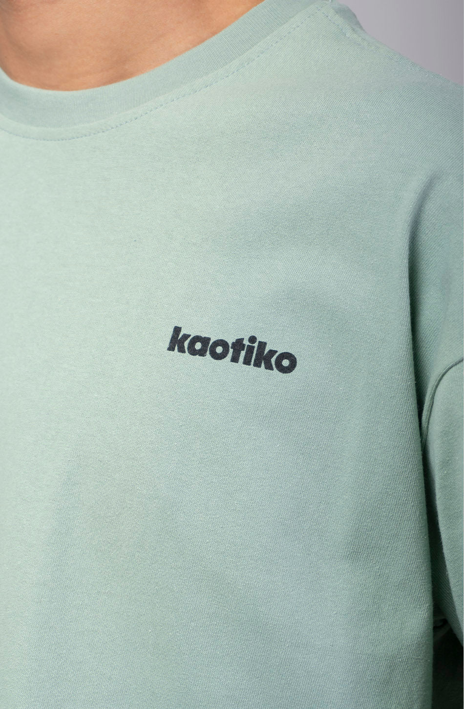 Kurzes ikonisches T-Shirt in frischem Grün