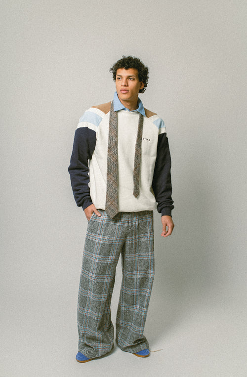 Sweat Rocco Ivory/Navy 